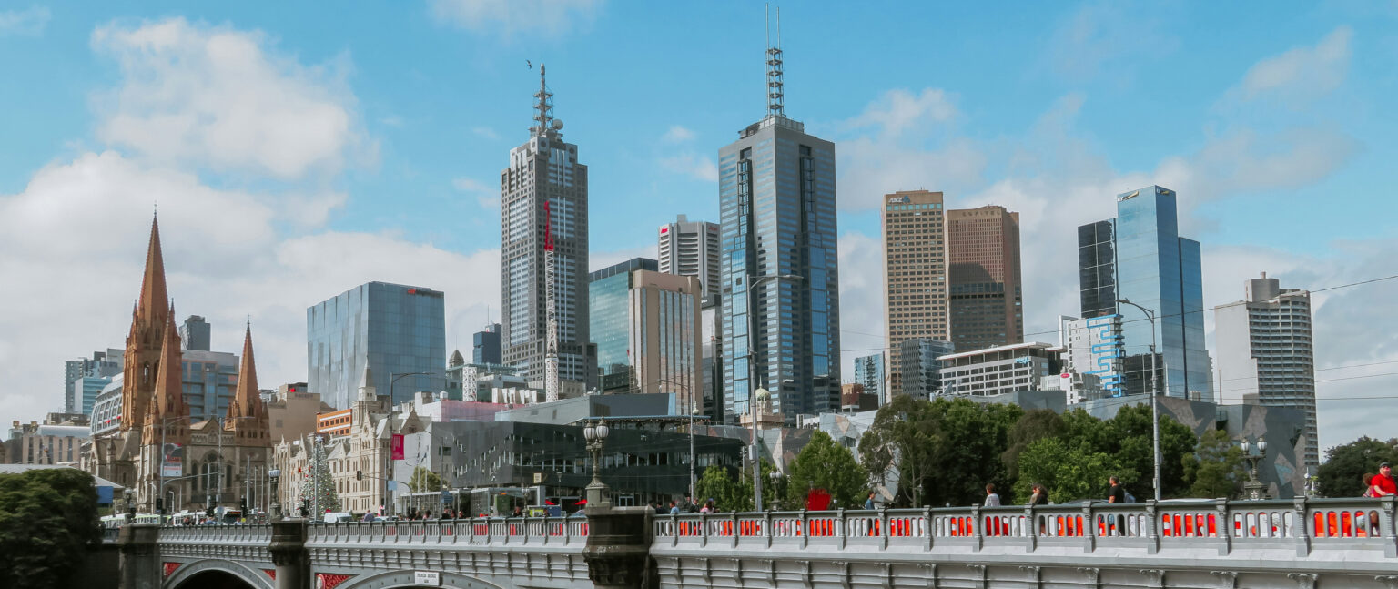 A view of Elizabeth Quay