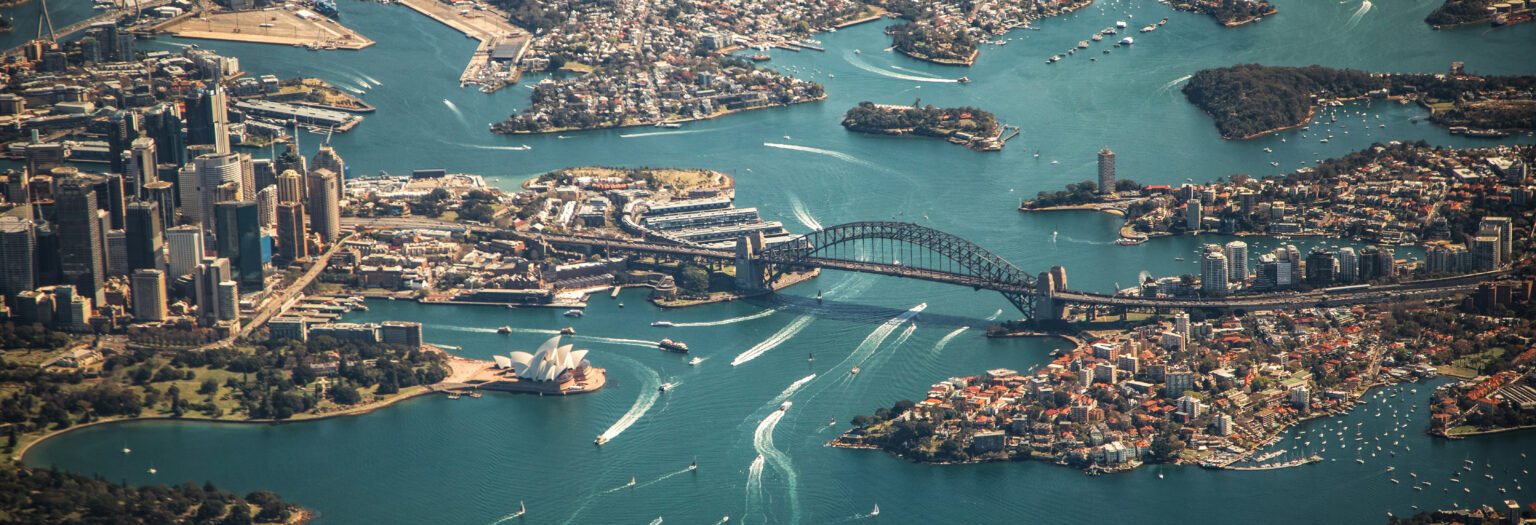 A view of Elizabeth Quay